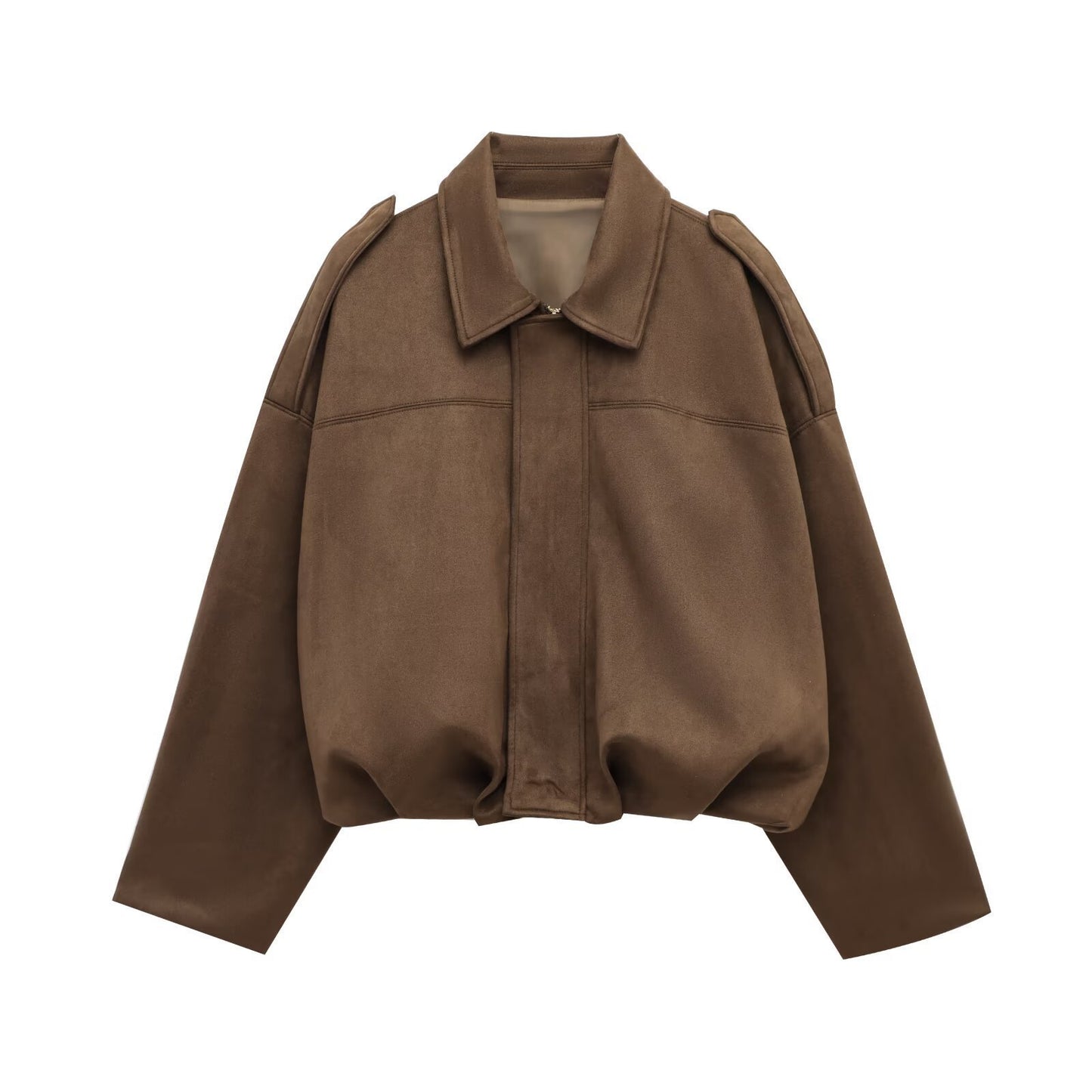 Faux Suede - Bomber Jacket