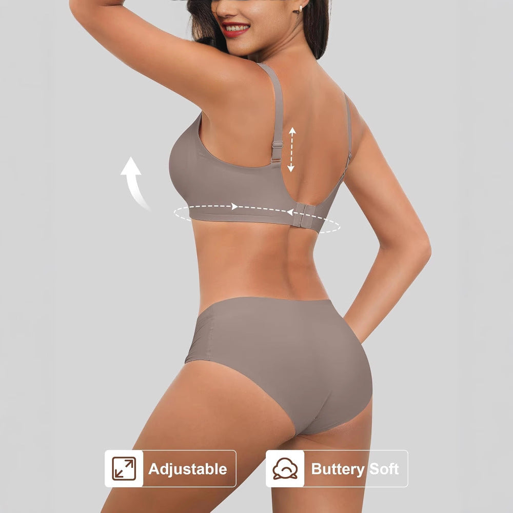 Seamless Jelly Push Up Bra