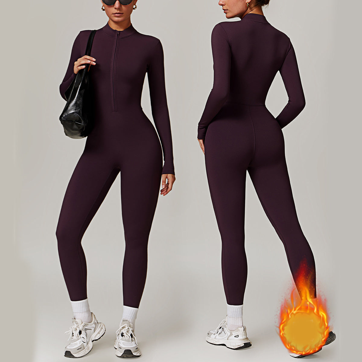 Zip Up Jumpsuit