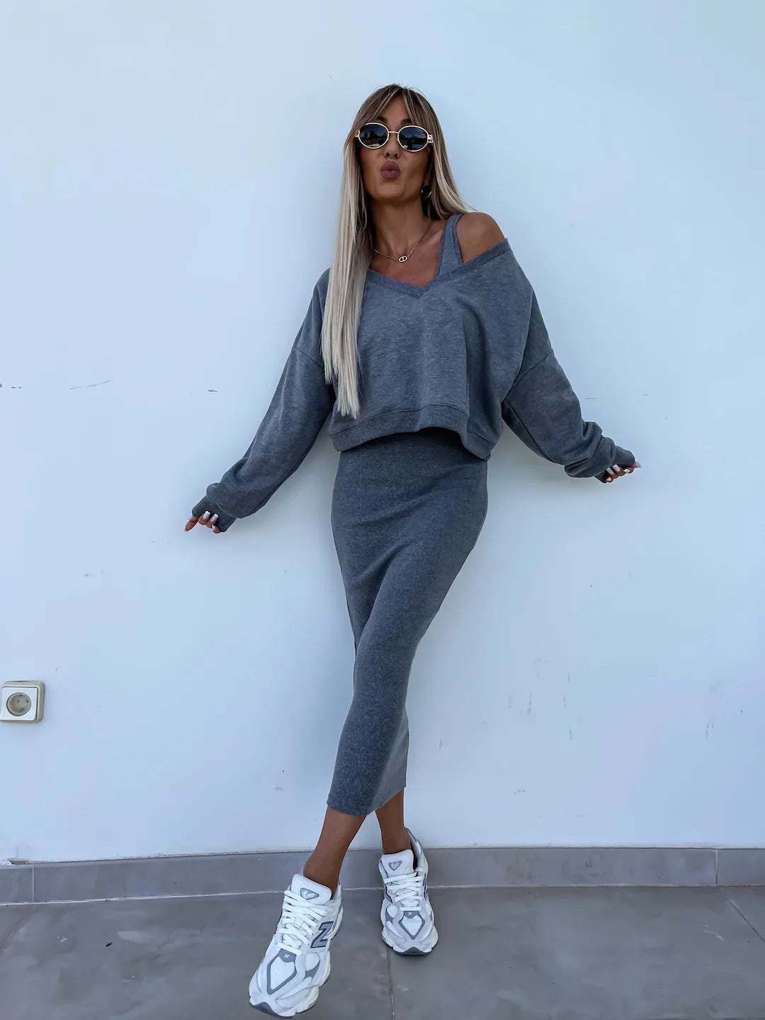 Sweater and Dress Set