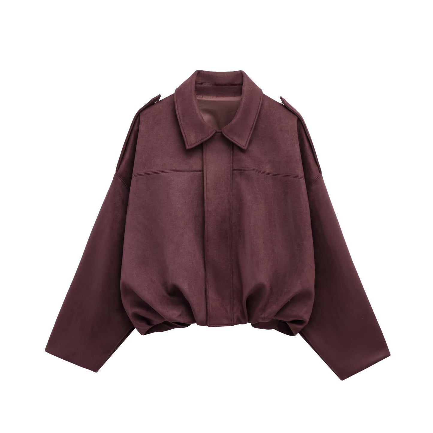 Faux Suede - Bomber Jacket