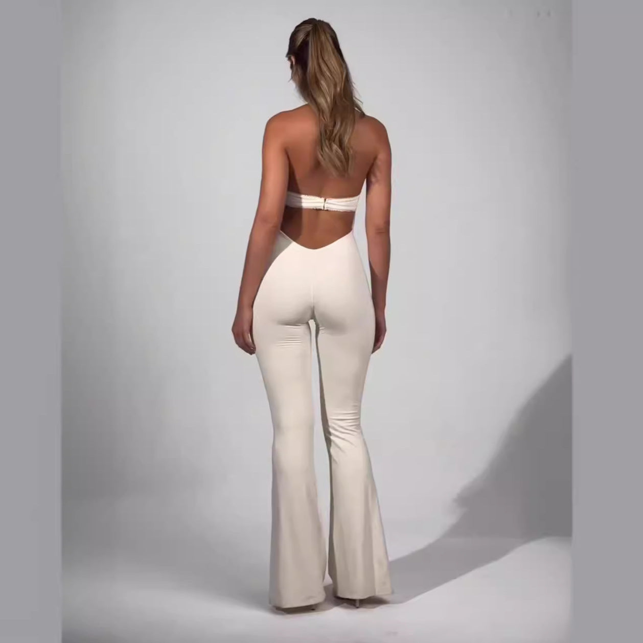 Backless Halter Jumpsuit