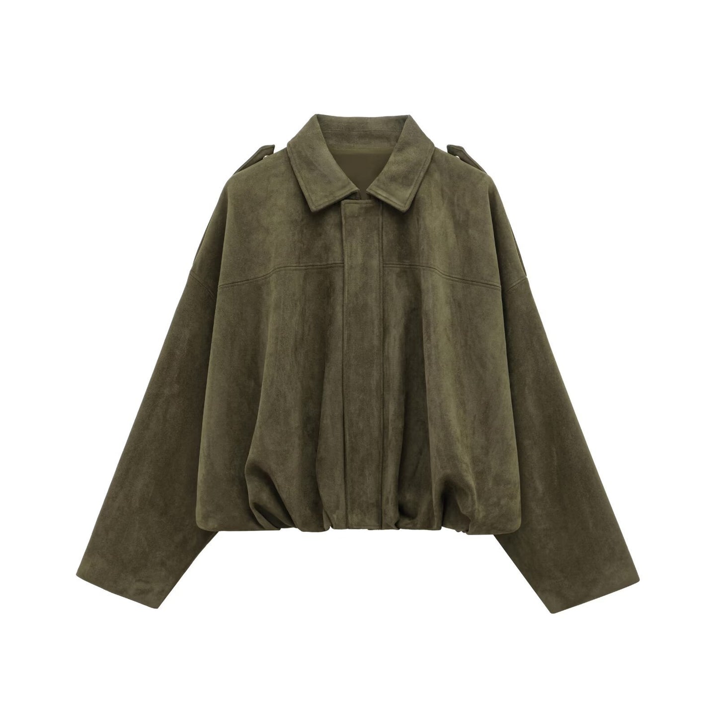 Faux Suede - Bomber Jacket