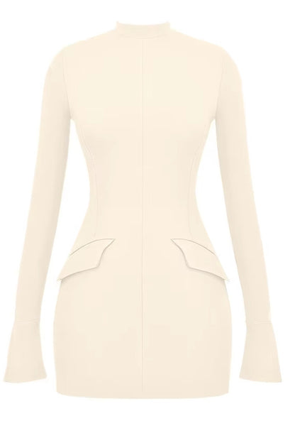 Long Sleeve Dress With Pockets
