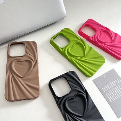 Pleated Love Phone Case