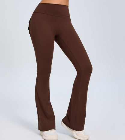 Flared Leggings With Pockets