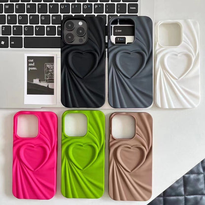 Pleated Love Phone Case