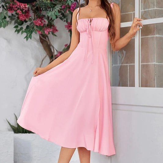 Elegant Milkmaid Dress