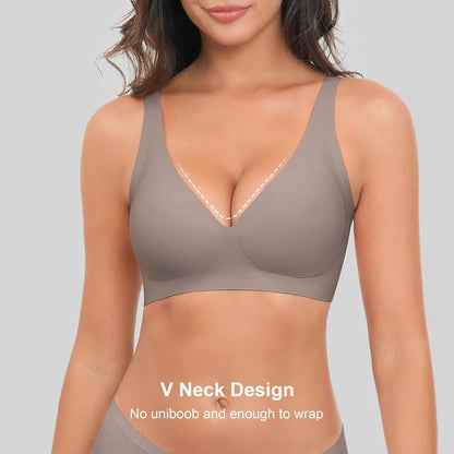 Seamless Jelly Push Up Bra
