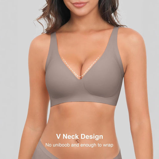 Seamless Jelly Push Up Bra