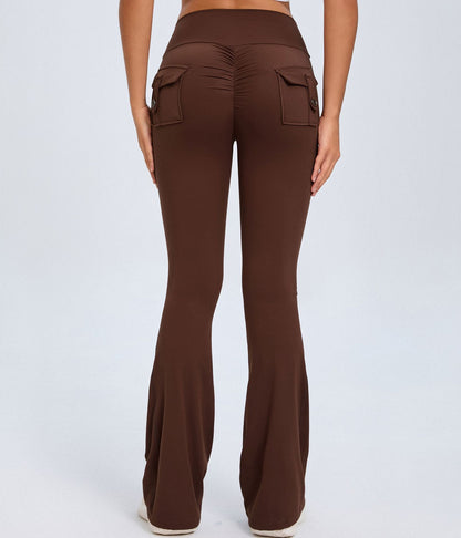 Flared Leggings With Pockets