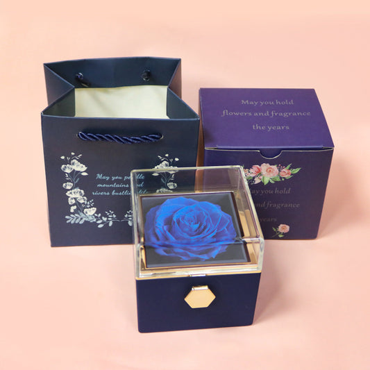 Eternal Rose Box With Necklace