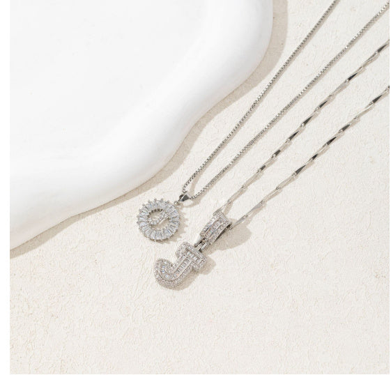 2 Pack Initial Letter Necklace