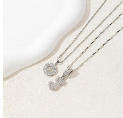 2 Pack Initial Letter Necklace
